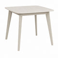 Esstisch Beige MDF mit Steinoptik quadratisch 80 x 80 x 75 cm